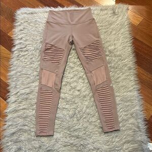 ALO Yoga High Waist Moto Legging In Smokey Quartz